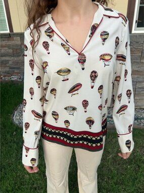 Zara Hot Air Balloon Blouse (Small)